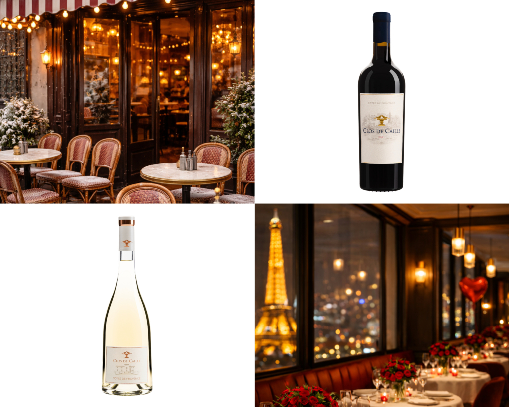 Montage saint Valentin vin de Provence