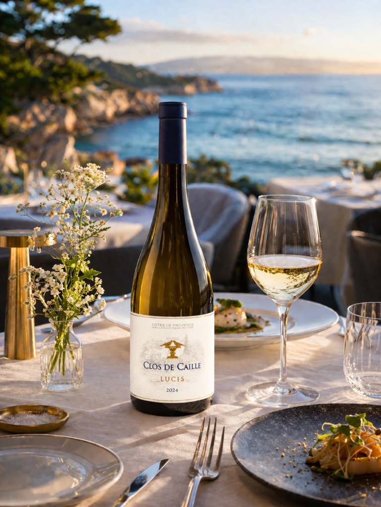 Dîner en bord de mer élégant